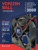 Вентилятор  VD 9225H Ball (качения) 12V, 3000 об.мин, 0,3А - st-e.info - Волгоград