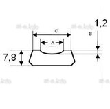 Плоские керамические подкладки С-27mm - st-e.info - Волгоград