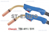 Горелка для полуавтоматической сварки TBi 511-blue-ESW,длина 4 метра - st-e.info - Волгоград