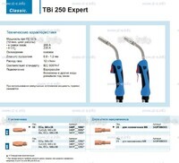 Горелка для полуавтоматической сварки TBi 250 Expert, длина 5 m. - st-e.info - Волгоград