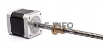 Шаговый двигатель 42HSL48-1204JA08-E150 (Tr8*8) - st-e.info - Волгоград