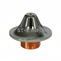 Сопло одинарное хромированное 1,7 мм арт. 1572362-1,7 - st-e.info - Волгоград