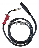 Сварочная горелка для полуавтомата QTB-500A длина кабеля 3 метра, евроадаптер - st-e.info - Волгоград