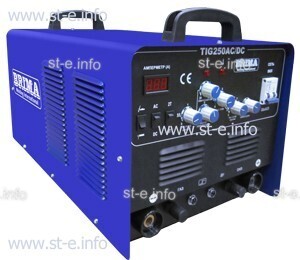 Универсальная установка аргонно-дуговой сварки BRIMA TIG 250 (220) ac/dc - st-e.info - Волгоград