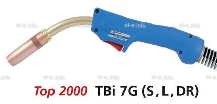 Горелка для полуавтоматаTBi 7G Short (короткая), длина рукава 5м - st-e.info - Волгоград