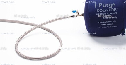 Односторонняя заглушка с трубкой и клапаном ISO 44" (1117 mm)  - st-e.info - Волгоград