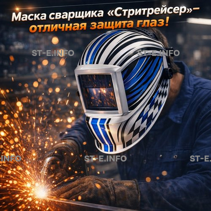 Маска сварщика хамелеон "Стритрейсер" (YXE-958I PRO) - st-e.info - Волгоград