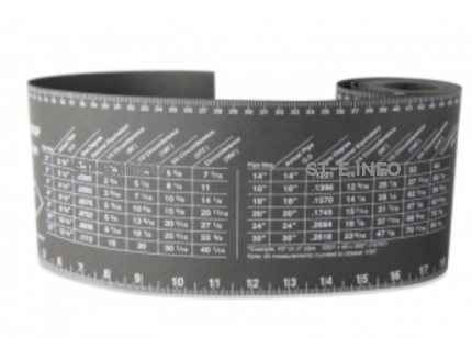 Лента для разметки труб 128mm*1830mm - st-e.info - Волгоград