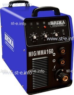 Сварочный полуавтомат инверторный одноблочный Brima MIG/MMA-160 - st-e.info - Волгоград