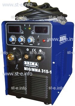 Сварочный инверторный полуавтомат BRIMA MIG/MMA-315-1 - st-e.info - Волгоград